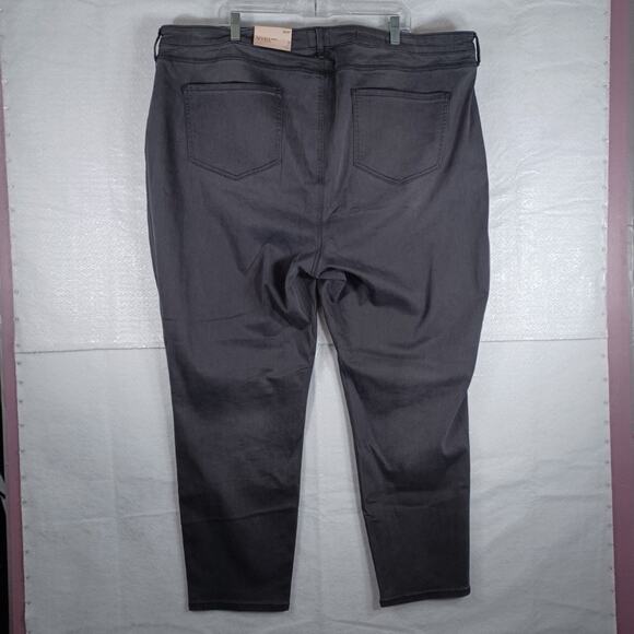 NYDJ Higher Rise AMI SKINNY Jeans Plus Size 26W Gilt Gray Wash Lift Tuck NEW - Picture 2 of 8